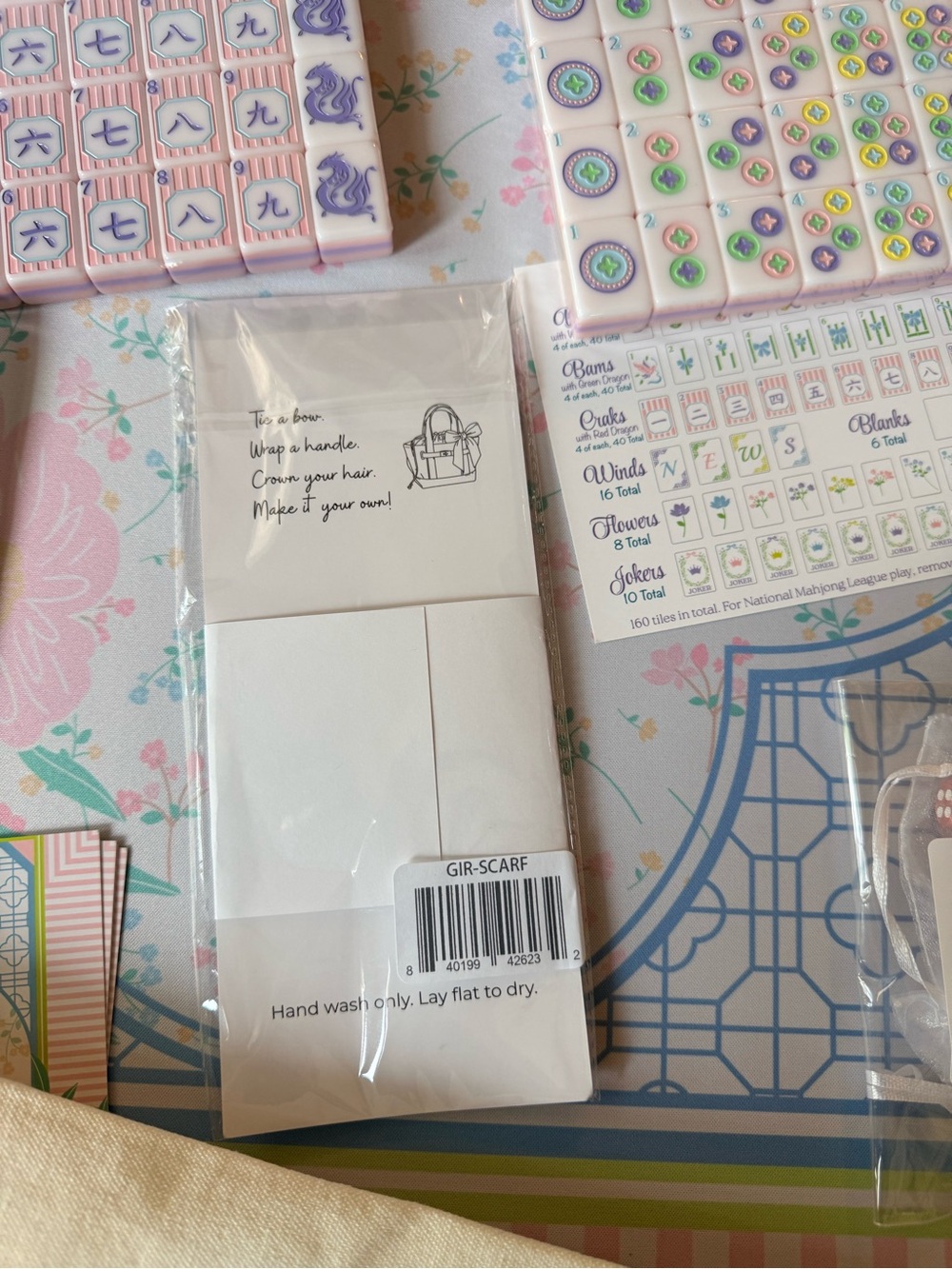 The Royal Mahjong Society Girly Girl set. NWT. Bundle . So adorable . Unique - Picture 10 of 16